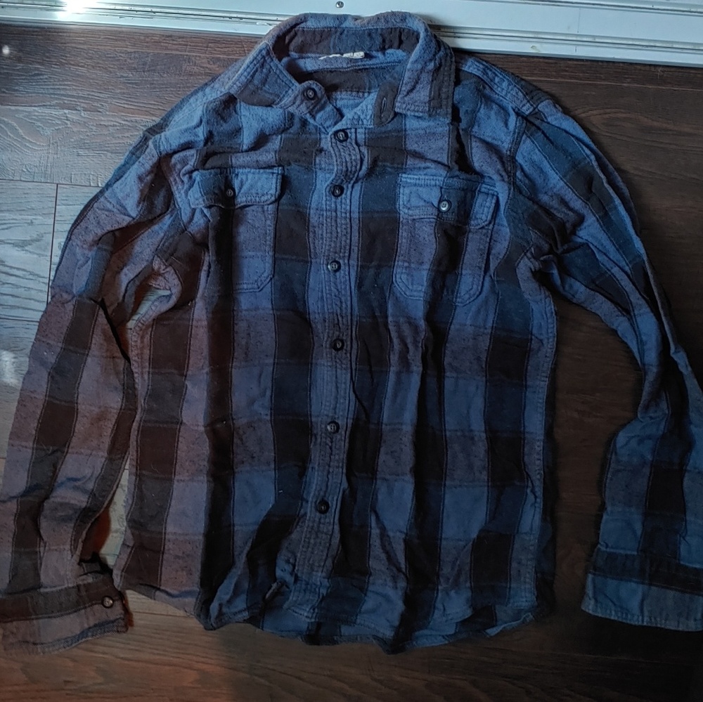 Old Navy Blue Flannel